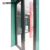 Warren US Villa Main Exterior Door for house Simple Design Wooden Door Sidelights Modern Solid Wood Pivot Entry Doors